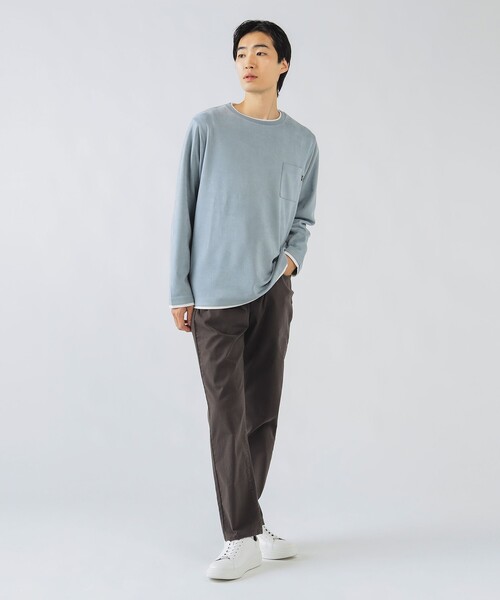 フェイクスエード クルーネック ロングスリーブ Tシャツ（Tシャツ/カットソー）｜BEAMS HEART（ビームスハート）