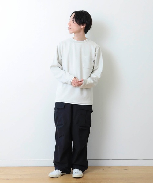 フェイクスエード クルーネック ロングスリーブ Tシャツ（Tシャツ/カットソー）｜BEAMS HEART（ビームスハート）