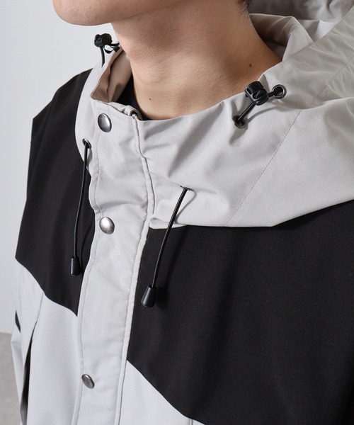 【セール】SUGGESTION ナチュラルストレッチ切替えマウンテンパーカー（マウンテンパーカー）｜SUGGESTION（サジェッション）