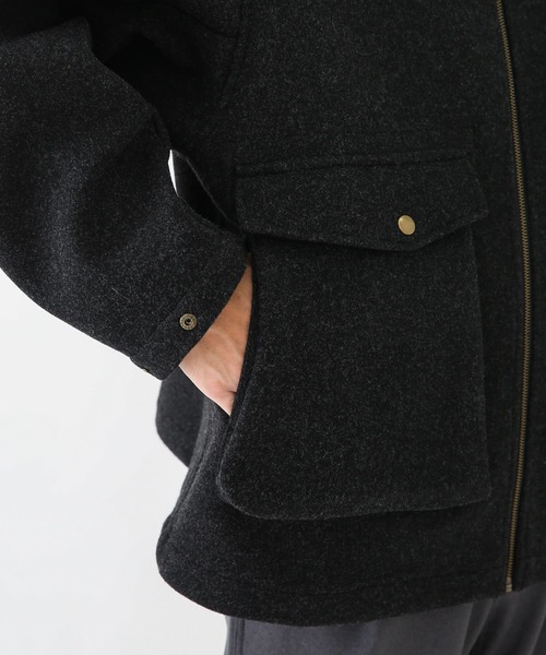 URBAN RESEARCH Sonny Label（アーバンリサーチサニーレーベル）の「ストレッチメルトンショートブルゾン（ブルゾン・メンズ・ネイビー/チャコールグレー・MEDIUM/LARGE）」の22枚目の写真