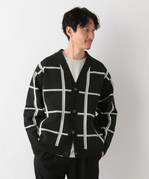 GLOBAL WORK（グローバルワーク）の「リッチライトニットVカーディガン/柄/967737（カーディガン/ボレロ・メンズ・グレー系その他3/ダークグレー/ホワイト系その他2/その他・X-LARGE/MEDIUM/LARGE/SMALL）」の9枚目の写真