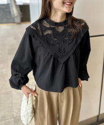 COMMRE | 【COMMRE / コムル】クロップド刺繍ブラウス(シャツ/ブラウス)