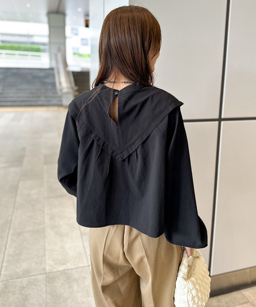 JOINT WORKS COMMRE /コムルクロップド刺繍ブラウス新品タグ付き セール】【COMMRE / コムル】クロップド刺繍ブラウス（シャツ