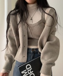 gossip!ロサンゼルス(ゴシップロサンゼルス)のもっちりニット アンサンブル(アンサンブル)