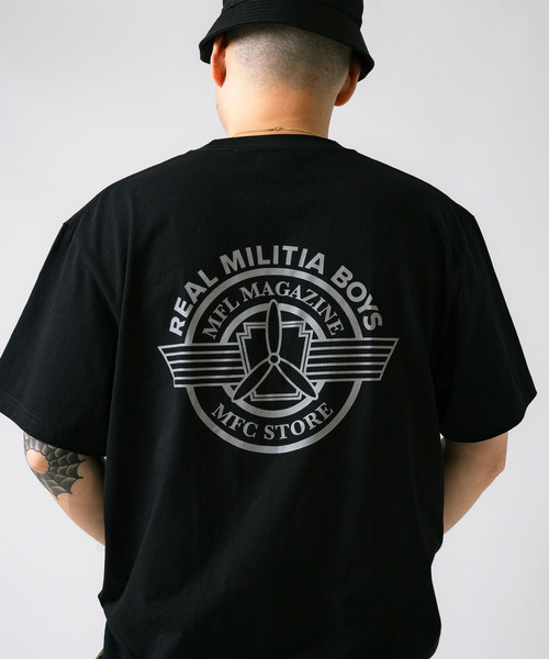 MFC STORE（エムエフシーストア）の「MFL x MFC STORE TIED GUN S/S TEE（Tシャツ/カットソー・メンズ・ブラック/ホワイト・L/M/XXL/XL/S）」の2枚目の写真