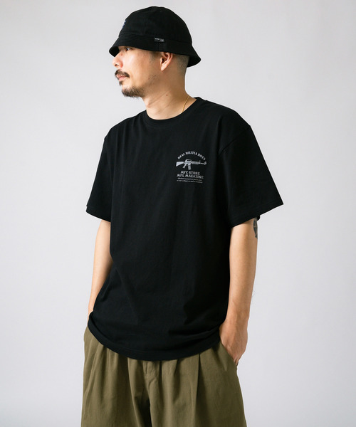 MFC STORE（エムエフシーストア）の「MFL x MFC STORE TIED GUN S/S TEE（Tシャツ/カットソー・メンズ・ブラック/ホワイト・L/M/XXL/XL/S）」の7枚目の写真