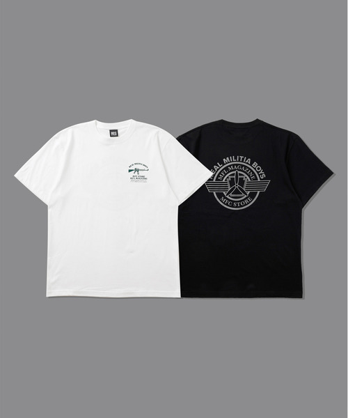 MFC STORE（エムエフシーストア）の「MFL x MFC STORE TIED GUN S/S TEE（Tシャツ/カットソー・メンズ・ブラック/ホワイト・L/M/XXL/XL/S）」の9枚目の写真