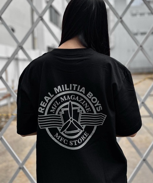 MFC STORE（エムエフシーストア）の「MFL x MFC STORE TIED GUN S/S TEE（Tシャツ/カットソー・メンズ・ブラック/ホワイト・L/M/XXL/XL/S）」の4枚目の写真