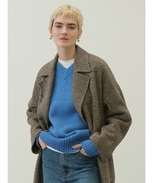 Mila Owen | ミドルゲージボリュームVネックニットプルオーバー(ニット/セーター)