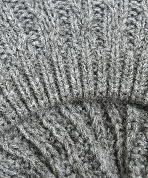 BeBe（ベベ）の「リボン付きニットベレー(48~56cm)（ハンチング/ベレー帽・キッズ・グレー/ボルドー・M/S）」の13枚目の写真