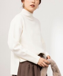 NOLLEY’S Sophi | 紡毛ハイネックプルオーバーニット(ニット/セーター)