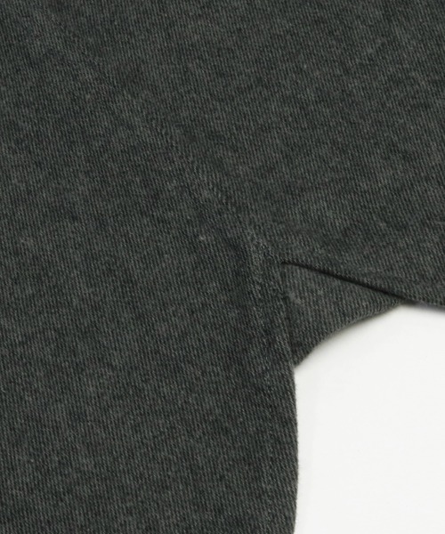 TOKYO SHIRTS（トウキョウシャツ）の「ヘビーウェイトネル長袖シャツ（シャツ/ブラウス・メンズ・チャコール・L/LL/M）」の3枚目の写真
