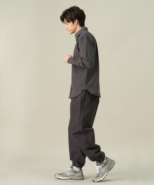 TOKYO SHIRTS（トウキョウシャツ）の「ヘビーウェイトネル長袖シャツ（シャツ/ブラウス・メンズ・チャコール・L/LL/M）」の8枚目の写真