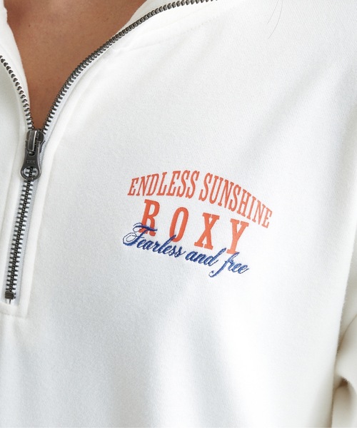ROXY(ロキシー)の「ENDLESS SUNSHINE HAL/ロキシーワンポイント胸ブランドロゴスウェットハーフZIPミニワンピース(ワンピース・レディース・ホワイト/ブラック/ブルー・LARGE/SMALL/MEDIUM)」の14枚目の写真