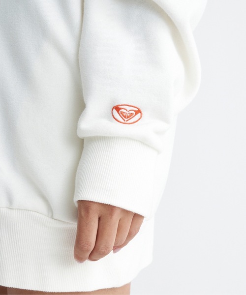ROXY(ロキシー)の「ENDLESS SUNSHINE HAL/ロキシーワンポイント胸ブランドロゴスウェットハーフZIPミニワンピース(ワンピース・レディース・ホワイト/ブラック/ブルー・LARGE/SMALL/MEDIUM)」の8枚目の写真
