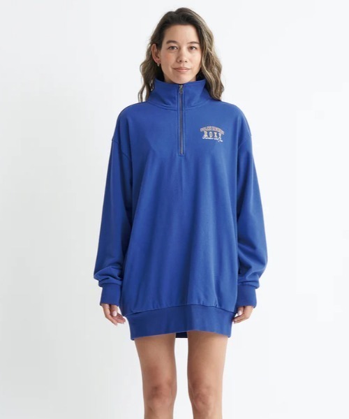 ROXY(ロキシー)の「ENDLESS SUNSHINE HAL/ロキシーワンポイント胸ブランドロゴスウェットハーフZIPミニワンピース(ワンピース・レディース・ホワイト/ブラック/ブルー・LARGE/SMALL/MEDIUM)」の17枚目の写真