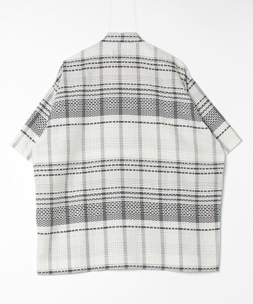 FAT（エフエイティー）の「GIGASHEER（シャツ/ブラウス・メンズ・ネイビー/ブラック/オフホワイト・FAT(XL)/SKINNY(L)/JUMBO(XXL)/TITCH(M)）」の4枚目の写真