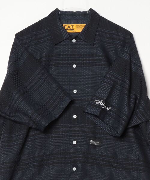 FAT（エフエイティー）の「GIGASHEER（シャツ/ブラウス・メンズ・ネイビー/ブラック/オフホワイト・FAT(XL)/SKINNY(L)/JUMBO(XXL)/TITCH(M)）」の5枚目の写真