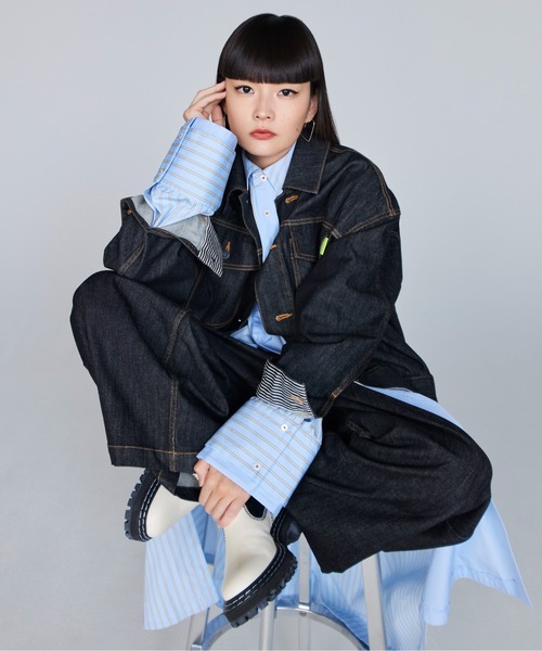 massless Organic Denim Jacket