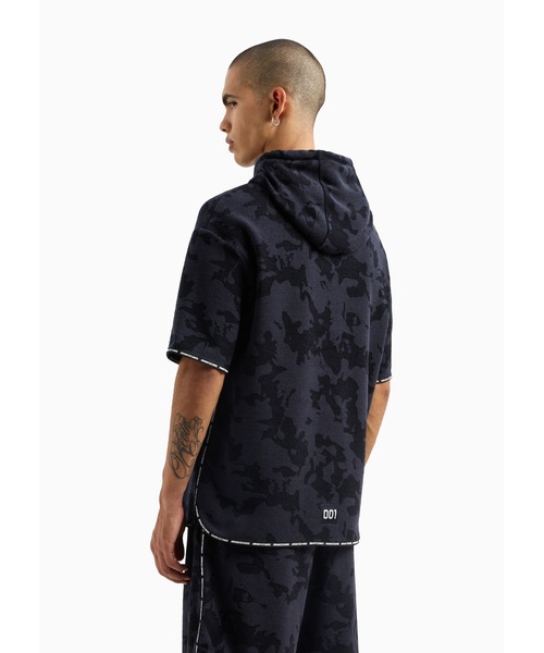 当店 一番人気 XLサイズARMANI EXCHANGE カモフラージュ パーカー 