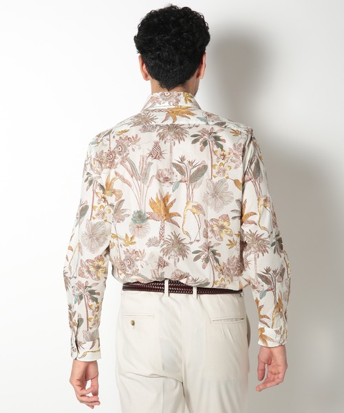 MEN'S BIGI(メンズビギ)の「LIBERTYタナローンプリントシャツ(シャツ/ブラウス・メンズ・ブルー系その他/ホワイト系その他/ネイビー・01/02/03/04)」の11枚目の写真