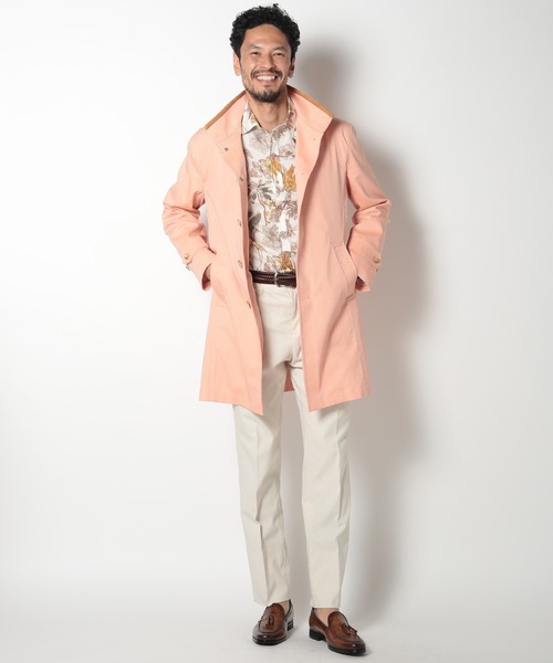 MEN'S BIGI(メンズビギ)の「LIBERTYタナローンプリントシャツ(シャツ/ブラウス・メンズ・ブルー系その他/ホワイト系その他/ネイビー・01/02/03/04)」の22枚目の写真