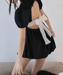 Dita Muaj. | シフォンリボン バックオープン ワンピース 水着(水着)