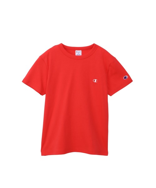 Champion（チャンピオン）の「【Champion/チャンピオン】キッズ ベーシック ショートスリーブTシャツ（Tシャツ/カットソー・キッズ・ネイビー/グリーン系その他/ゴールド/アクア/ブラック/オフホワイト/グレー/ピンク系1/ブルー系その他2/ブルー系その他3・110/120/130/140/150/160/100）」の9枚目の写真