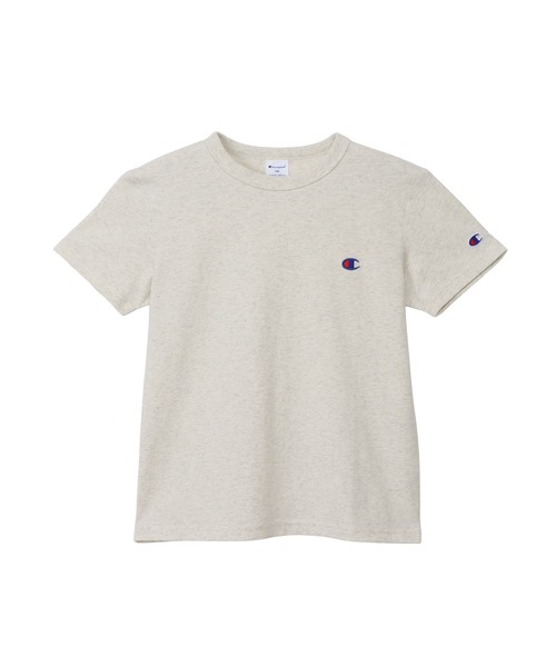 Champion(チャンピオン)の「【Champion/チャンピオン】キッズ ベーシック ショートスリーブTシャツ(Tシャツ/カットソー・キッズ・ネイビー/グリーン系その他/ゴールド/アクア/ブラック/オフホワイト/グレー/ピンク系1/ブルー系その他2/ブルー系その他3/オートミール/ライトグリーン/ライトイエロー・110/120/130/140/150/160/100)」の4枚目の写真