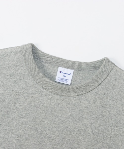 Champion（チャンピオン）の「【Champion/チャンピオン】キッズ ベーシック ショートスリーブTシャツ（Tシャツ/カットソー・キッズ・ネイビー/グリーン系その他/ゴールド/アクア/ブラック/オフホワイト/グレー/ピンク系1/ブルー系その他2/ブルー系その他3・110/120/130/140/150/160/100）」の20枚目の写真