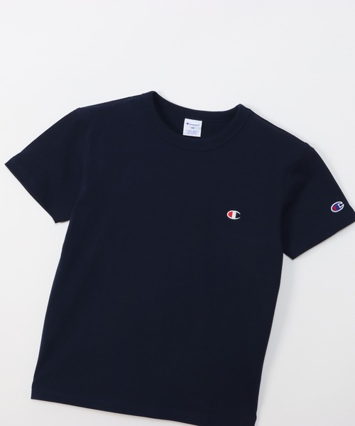 Champion（チャンピオン）の「【Champion/チャンピオン】キッズ ベーシック ショートスリーブTシャツ（Tシャツ/カットソー・キッズ・ネイビー/グリーン系その他/ゴールド/アクア/ブラック/オフホワイト/グレー/ピンク系1/ブルー系その他2/ブルー系その他3・110/120/130/140/150/160/100）」の22枚目の写真