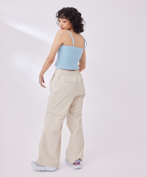 NERGY（ナージー）の「【UV】ソフトタッチ2WAYカップ付きキャミソール（キャミソール・レディース・ブラック/ライトグレー/サックスブルー・FREE）」の8枚目の写真