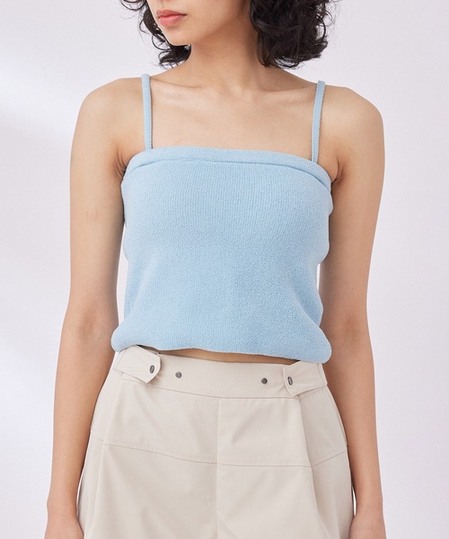 NERGY（ナージー）の「【UV】ソフトタッチ2WAYカップ付きキャミソール（キャミソール・レディース・ブラック/ライトグレー/サックスブルー・FREE）」の16枚目の写真