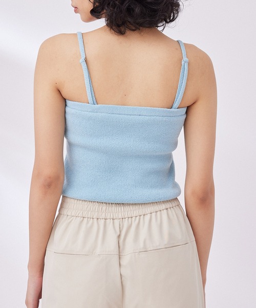 NERGY（ナージー）の「【UV】ソフトタッチ2WAYカップ付きキャミソール（キャミソール・レディース・ブラック/ライトグレー/サックスブルー・FREE）」の18枚目の写真