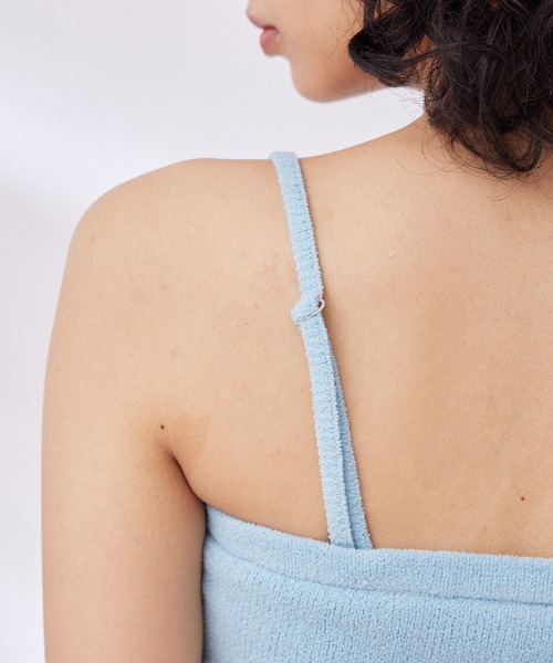 NERGY（ナージー）の「【UV】ソフトタッチ2WAYカップ付きキャミソール（キャミソール・レディース・ブラック/ライトグレー/サックスブルー・FREE）」の19枚目の写真