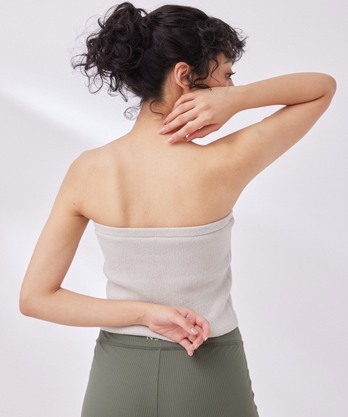 NERGY（ナージー）の「【UV】ソフトタッチ2WAYカップ付きキャミソール（キャミソール・レディース・ブラック/ライトグレー/サックスブルー・FREE）」の12枚目の写真