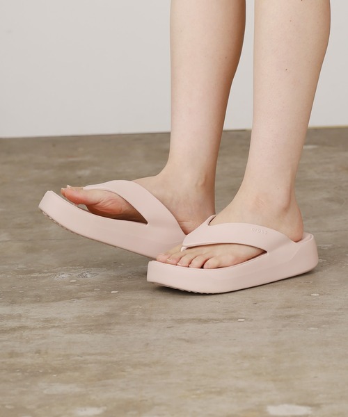 人気 ブランド チェック GETAWAY CROCS/クロックス PLATFORM サンダル（サンダル FLIP 靴
