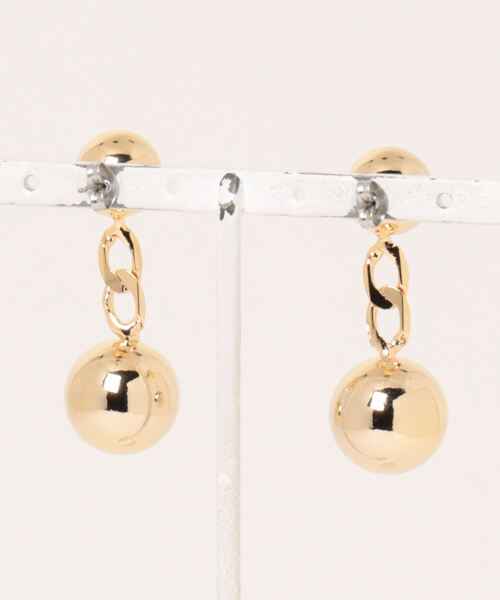 LOWRYS FARM（ローリーズファーム）の「２ボールピアス　103356（ピアス（両耳用）・レディース・シルバー/ゴールド・FREE）」の3枚目の写真