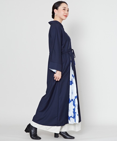 カヤ(カヤ)の「【カヤ】初春乃 裏勝りワンピース(ワンピース・レディース・ネイビー/ライトパープル/エンジ・FREE)」の7枚目の写真