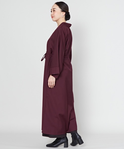 カヤ(カヤ)の「【カヤ】初春乃 裏勝りワンピース(ワンピース・レディース・ネイビー/ライトパープル/エンジ・FREE)」の16枚目の写真