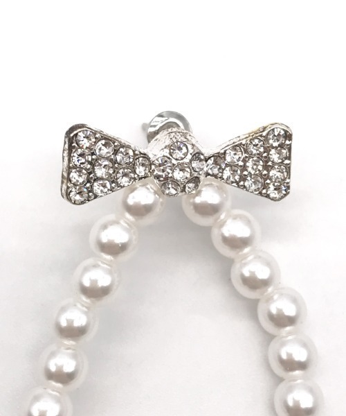 Futier land（フューティアランド）の「リボンパールピアス（ピアス（両耳用）・レディース・ホワイト・FREE）」の9枚目の写真