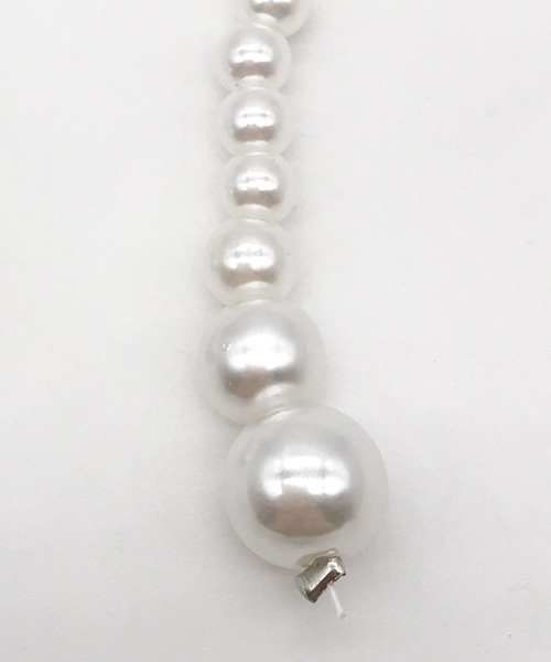 Futier land（フューティアランド）の「リボンパールピアス（ピアス（両耳用）・レディース・ホワイト・FREE）」の10枚目の写真