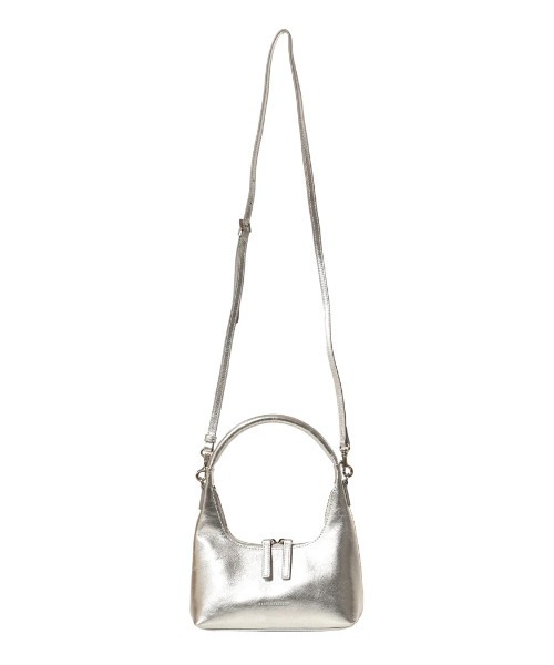 MARGE SHERWOOD(マージシャーウッド)の「HOBO MINI+STRAP(ハンドバッグ・レディース・シルバー系その他/ブラウン系その他・ONE SIZE)」の2枚目の写真