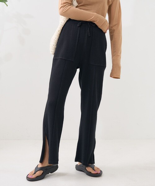 FREAK'S STORE（フリークスストア）の「ダメージ ワッフルパンツ/ イージーパンツ（その他パンツ・レディース・ナチュラル/ピンク/ブラック・ﾌﾘ-）」の21枚目の写真