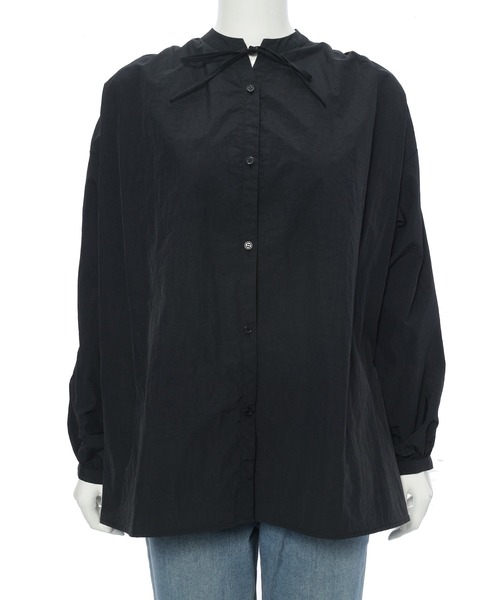 Edit Sheen（エディットシーン）の「抜き襟デザインブラウス（シャツ/ブラウス・レディース・ベージュ/ホワイト/サックスブルー/ブラック・M）」の22枚目の写真