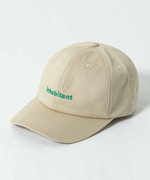 INHABITANT(インハビタント)の「inhabitant(インハビタント)Cotton Twill 6 Panel Cap/コットンツイルキャップ/サーフィン/レジャー/スケートボード(キャップ・メンズ・ベージュ/ホワイト/ブラック・ONE SIZE)」の3枚目の写真