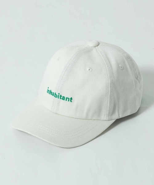 INHABITANT(インハビタント)の「inhabitant(インハビタント)Cotton Twill 6 Panel Cap/コットンツイルキャップ/サーフィン/レジャー/スケートボード(キャップ・メンズ・ベージュ/ホワイト/ブラック・ONE SIZE)」の1枚目の写真