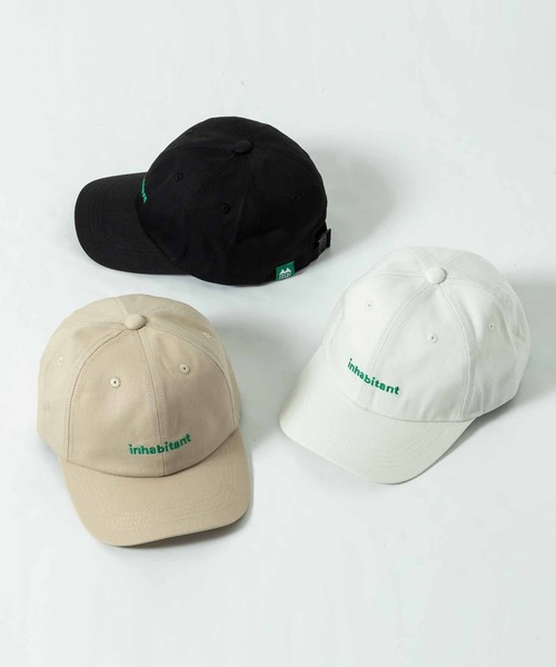 INHABITANT(インハビタント)の「inhabitant(インハビタント)Cotton Twill 6 Panel Cap/コットンツイルキャップ/サーフィン/レジャー/スケートボード(キャップ・メンズ・ベージュ/ホワイト/ブラック・ONE SIZE)」の4枚目の写真