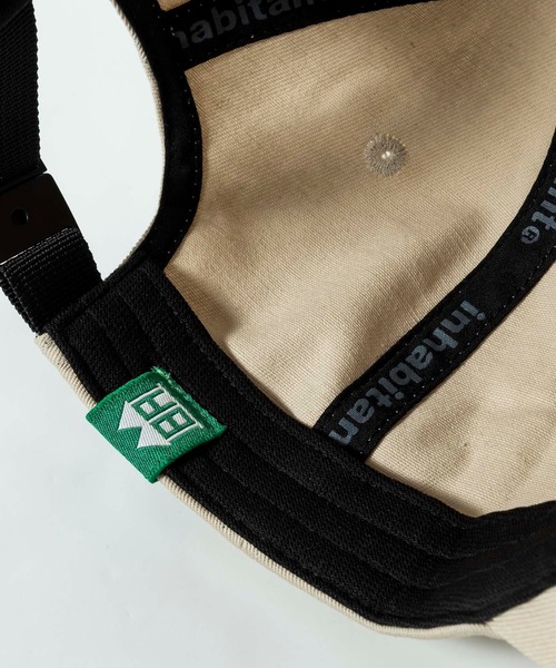 INHABITANT(インハビタント)の「inhabitant(インハビタント)Cotton Twill 6 Panel Cap/コットンツイルキャップ/サーフィン/レジャー/スケートボード(キャップ・メンズ・ベージュ/ホワイト/ブラック・ONE SIZE)」の17枚目の写真