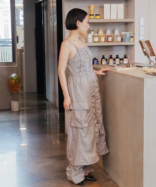 セール】ASYMMETRY GATHER PT アシンメトリー ギャザー パンツ